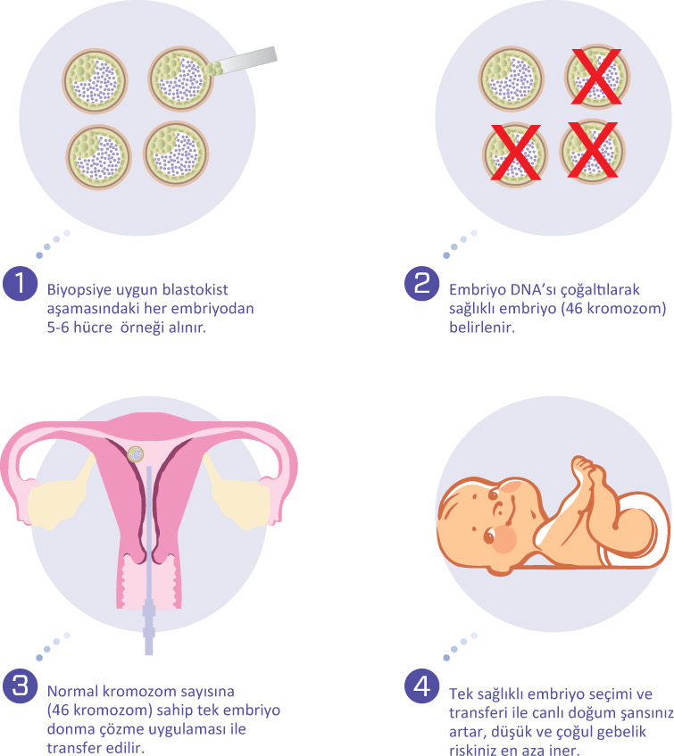 Tüp Bebek Genetik Testleri ile Sağlıklı Gebelik Şansı