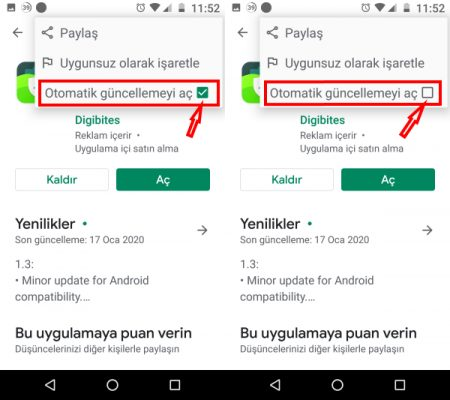 Google Play Otomatik Güncellemeyi Kapatma Adımları